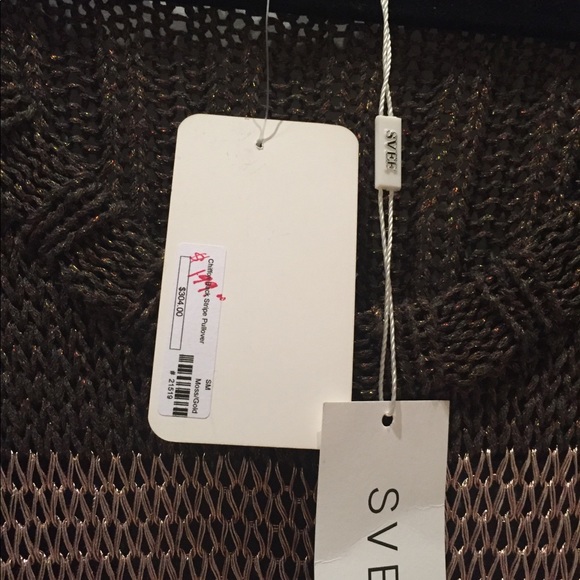 Svee knit top with sheer black back - Picture 8 of 8